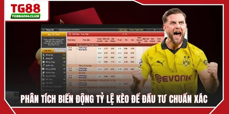 Phân tích biến động tỷ lệ kèo để đầu tư chuẩn xác